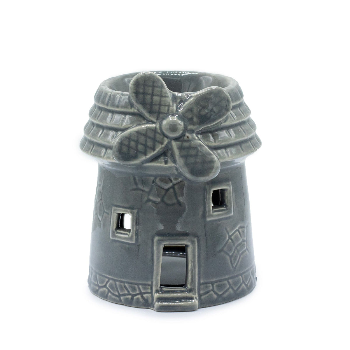 Grey Windmill Oil Burner