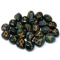 Bloodstone Rune Stone Set with Pouch