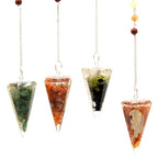 Angel Wing Orgonite Chakra Pendulum