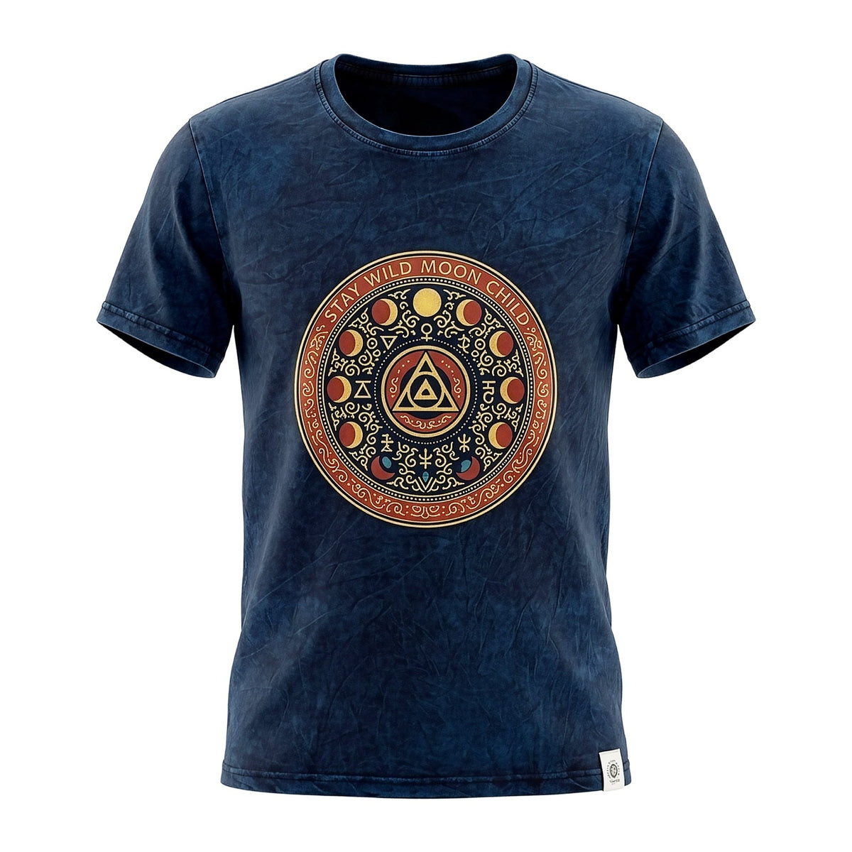 Stay Wild Moon Child T-Shirt – Blue, Medium
