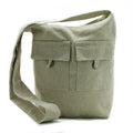 Large Natural Two-Pocket Bag