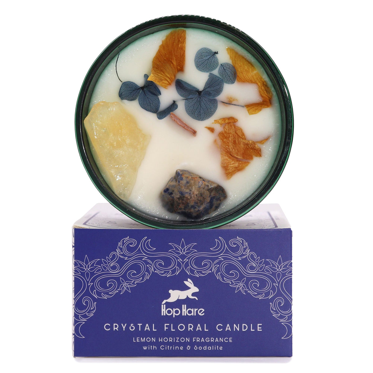 The Sun Crystal Magic Flower Candle