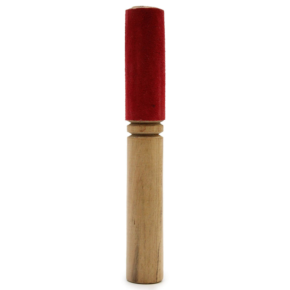 Wooden Singing Bowl Striker with Velvet Finish