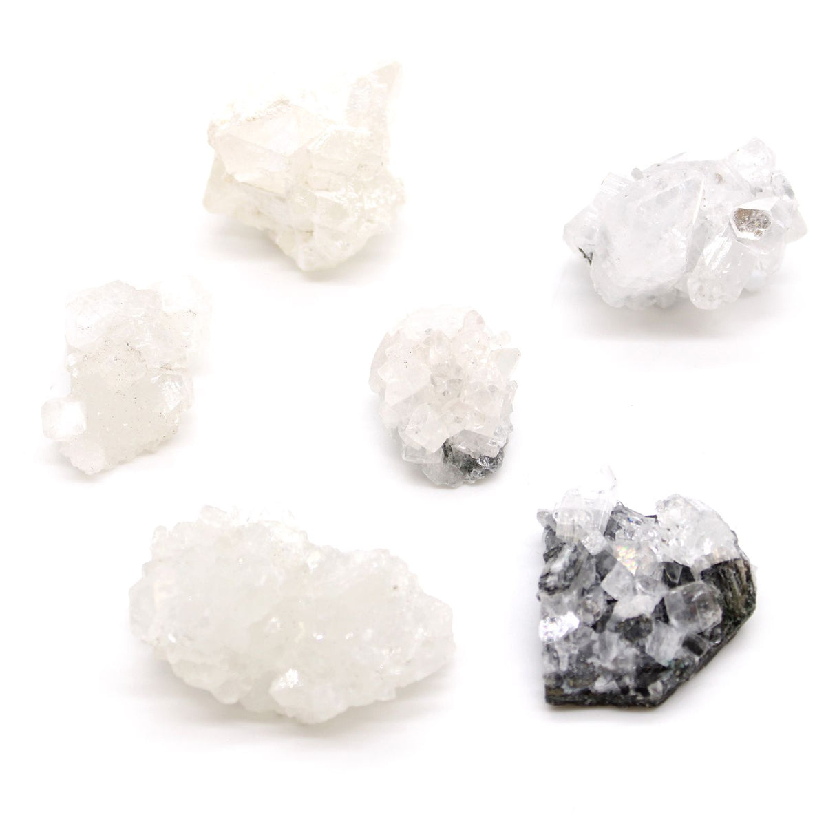White Apophyllite Cluster – 20–30mm