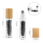 Black Tourmaline Gemstone Roller Bottle – 5ml