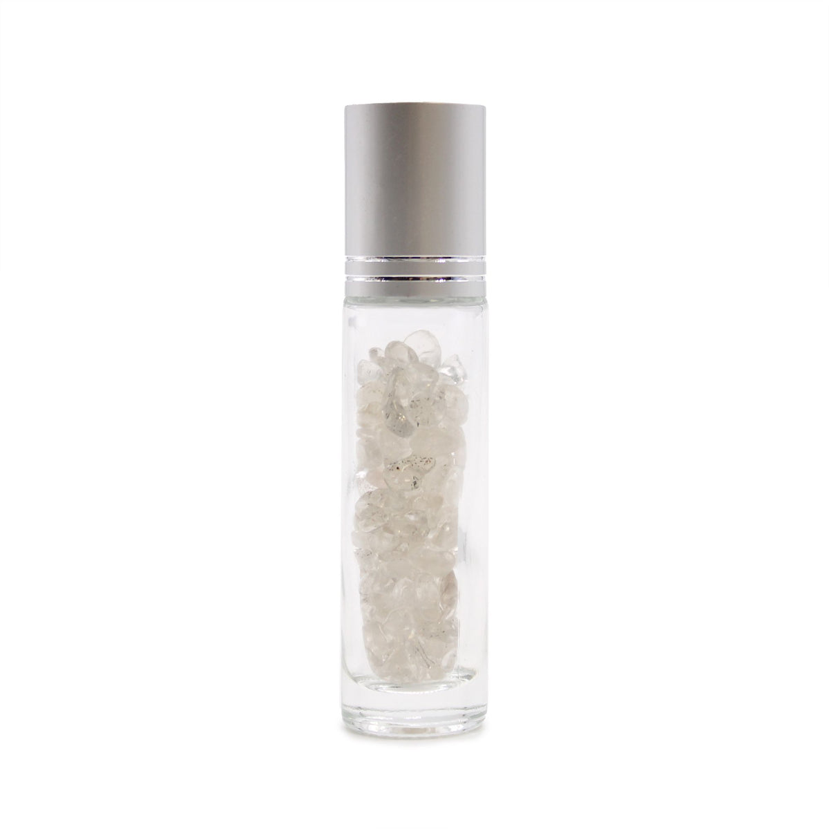 Rock Quartz Gemstone Roller Bottle Top for 5ml Bottles