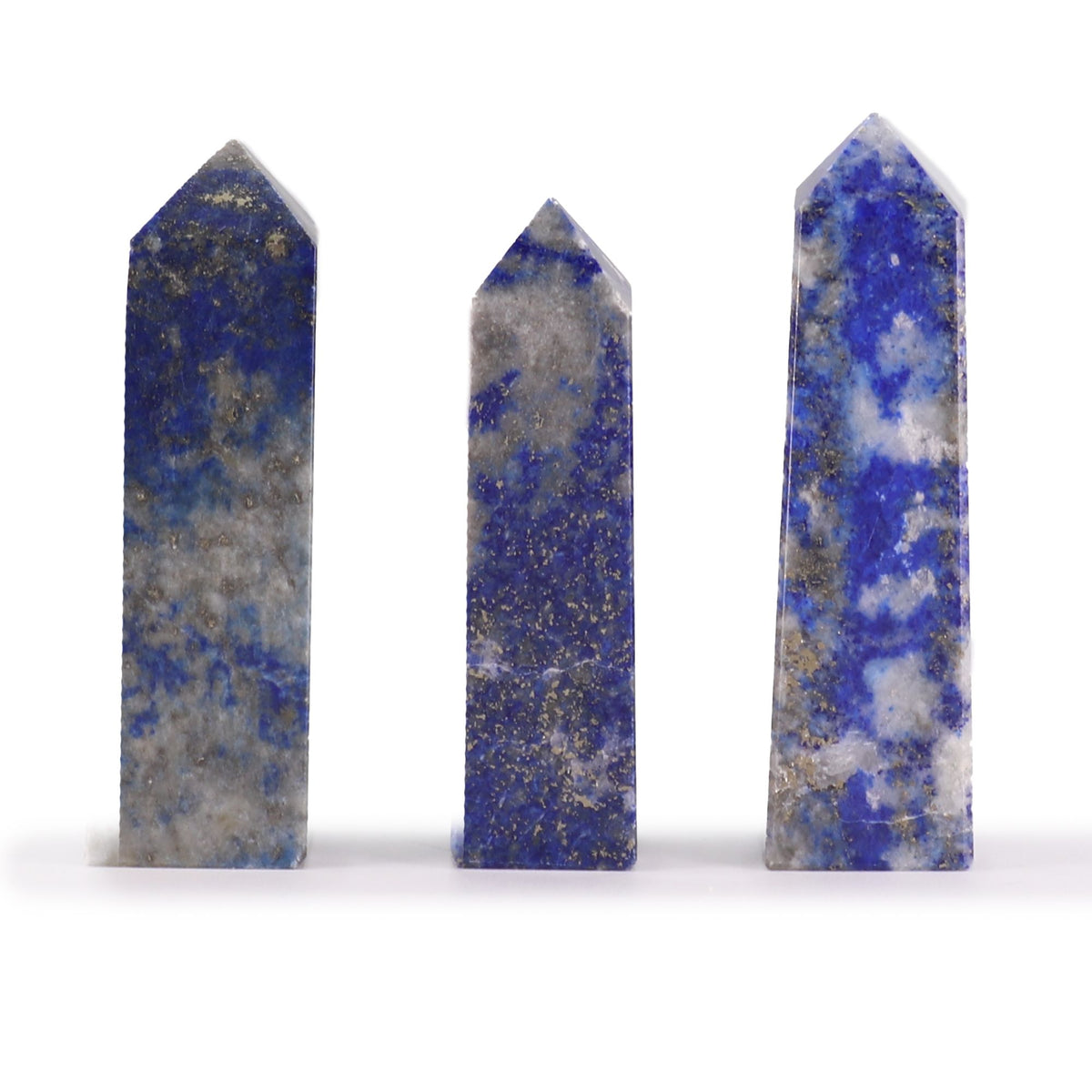 Afghan Lapis Lazuli Gemstone Obelisk Point – Approx. 5cm
