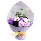 Purple Soap Flower Bouquet