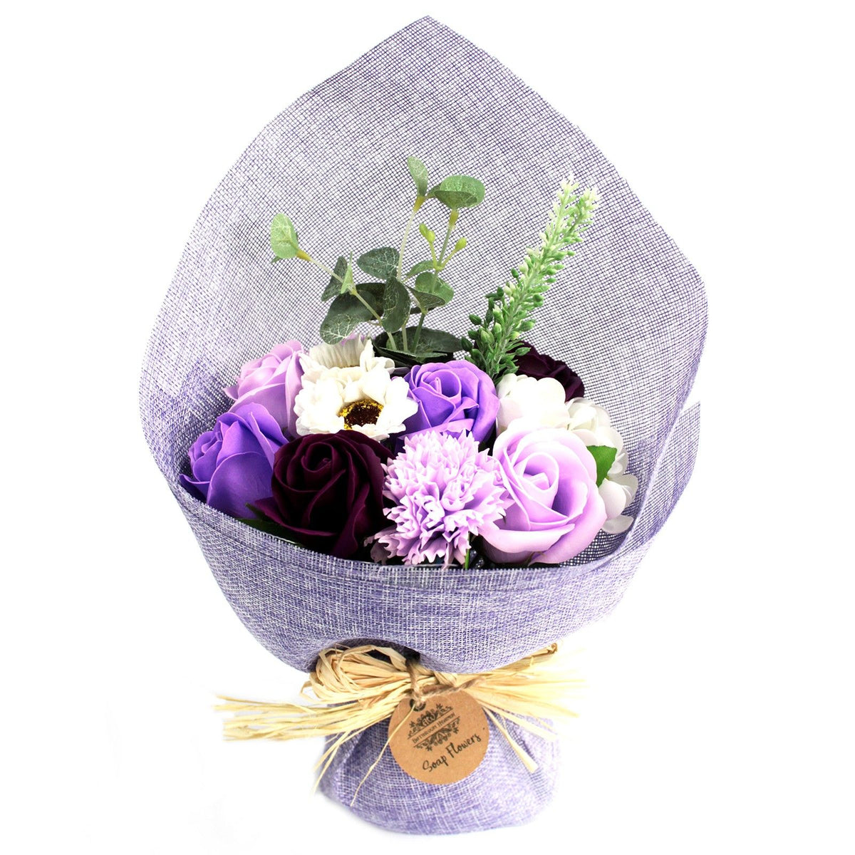 Purple Soap Flower Bouquet