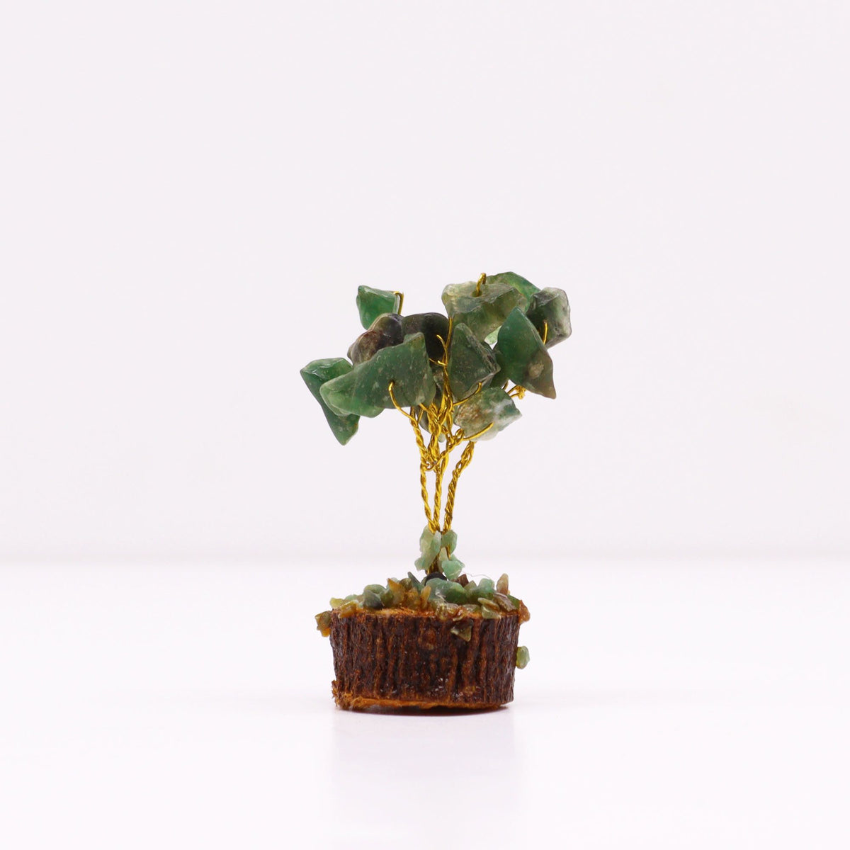 Green Aventurine Gemstone Tree – 15 Stones