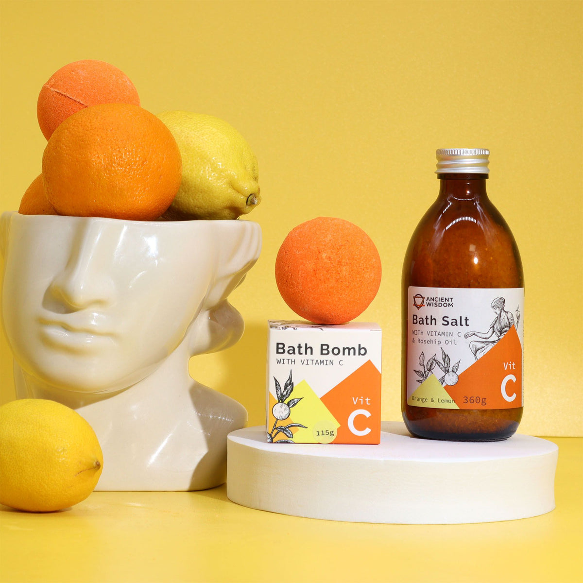 Vitamin C Bath Bomb with Essential Oils