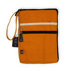 Large Orange Canvas Laptop Pouch – 30 x 40cm