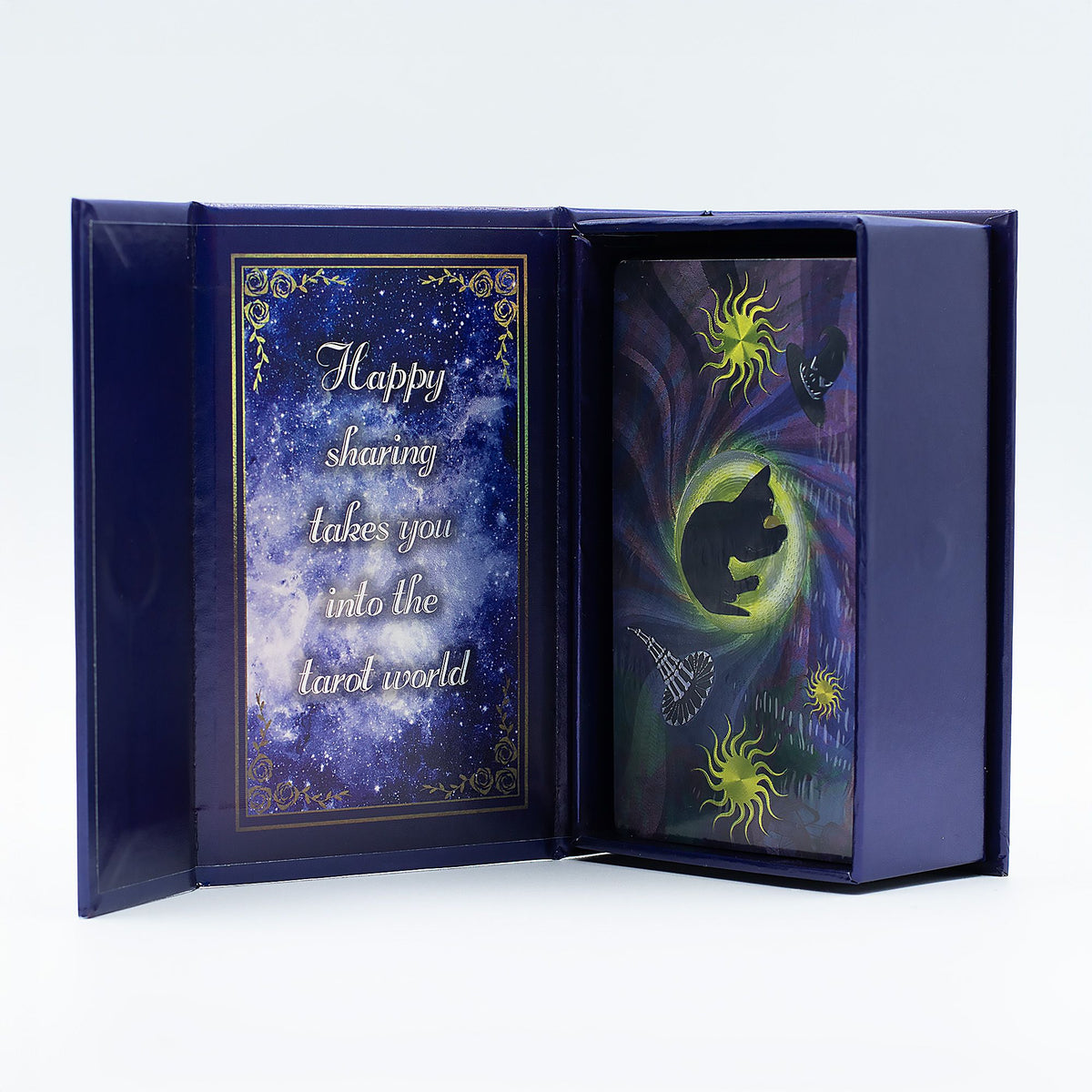 Purple Foil Witch Tarot Card Set with Booklet