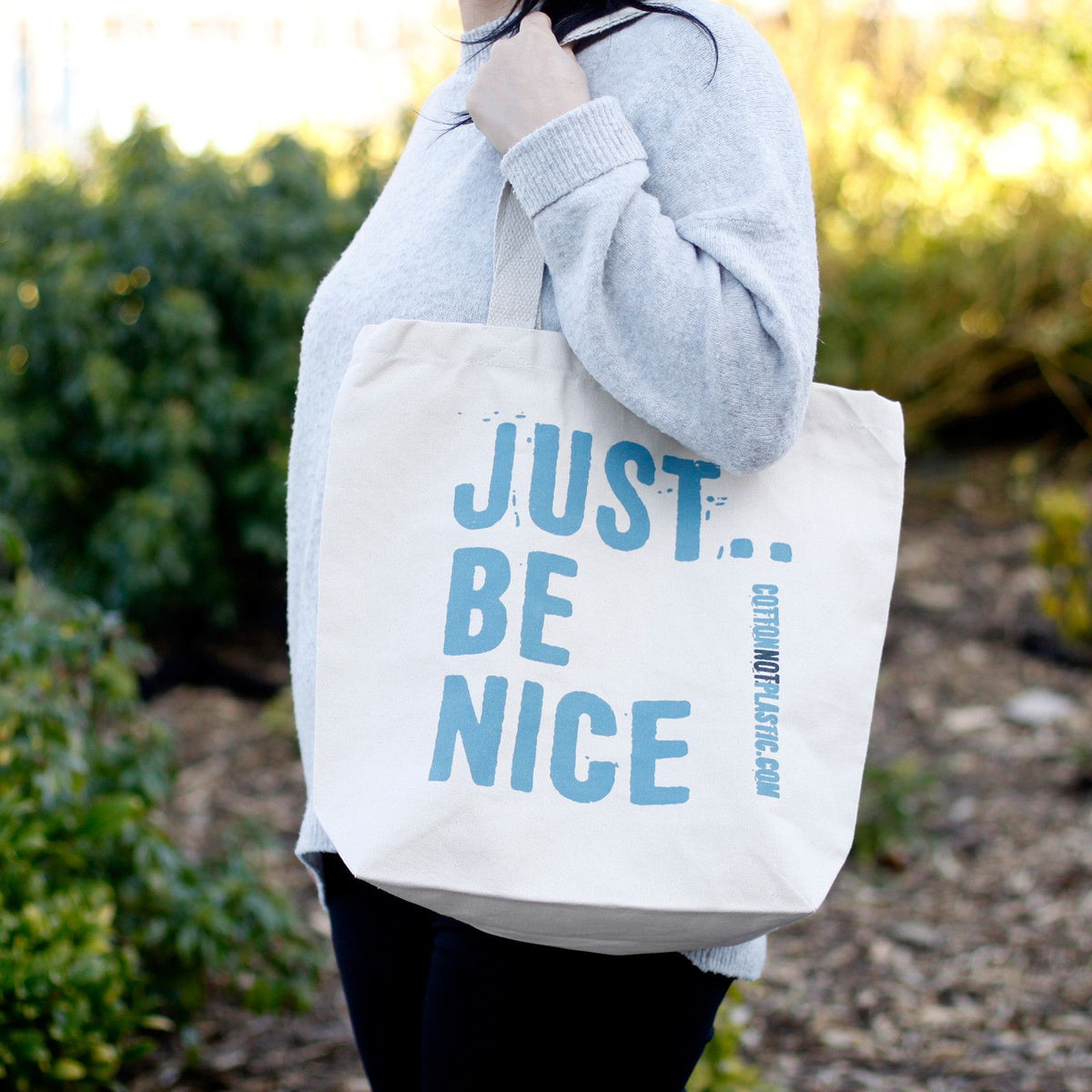 Just Be Nice Eco Cotton Bag