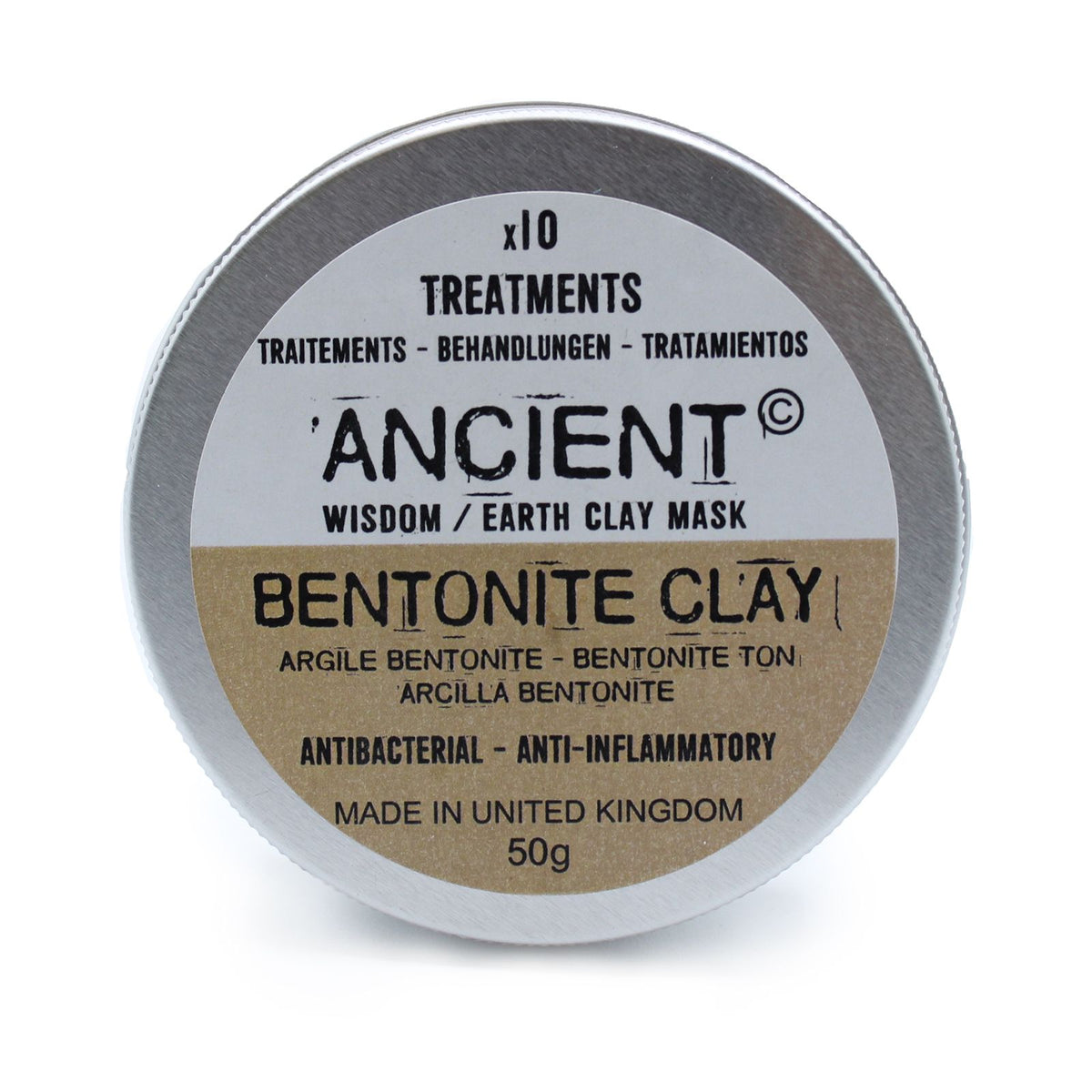 Bentonite Clay Face Mask Powder – 50g