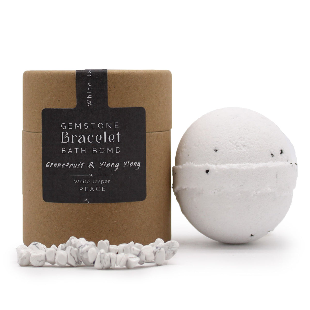 White Jasper Bracelet Bath Bomb