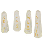 Quartz Points of the Compass Stone Set