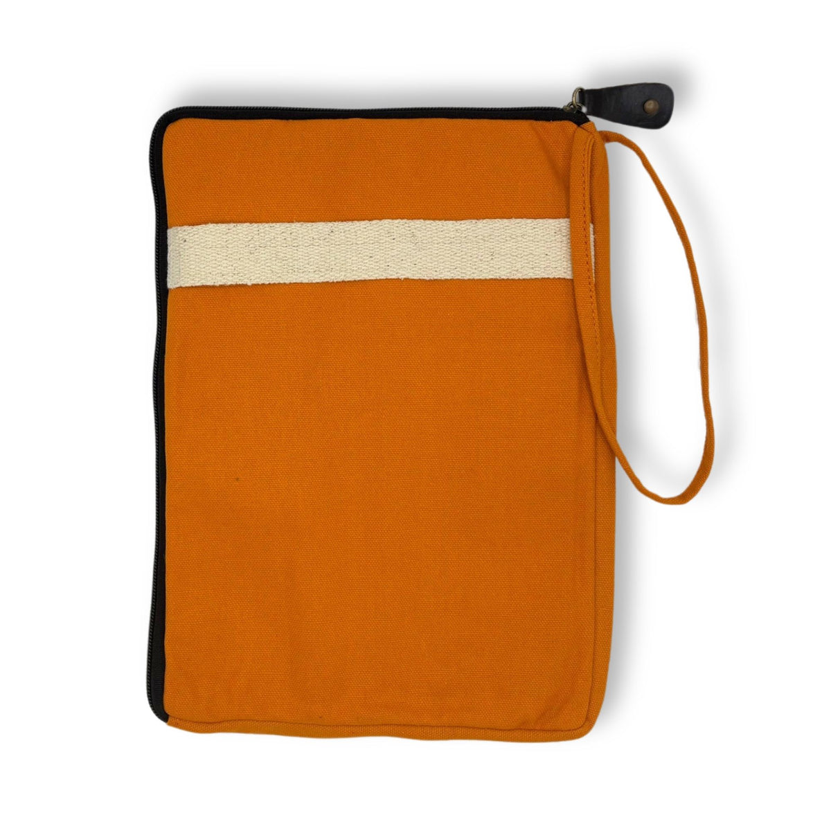 Orange Canvas Tablet Pouch – 21 x 29cm