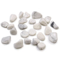 White Howlite Magnesite Tumble Stones – 24 Pieces
