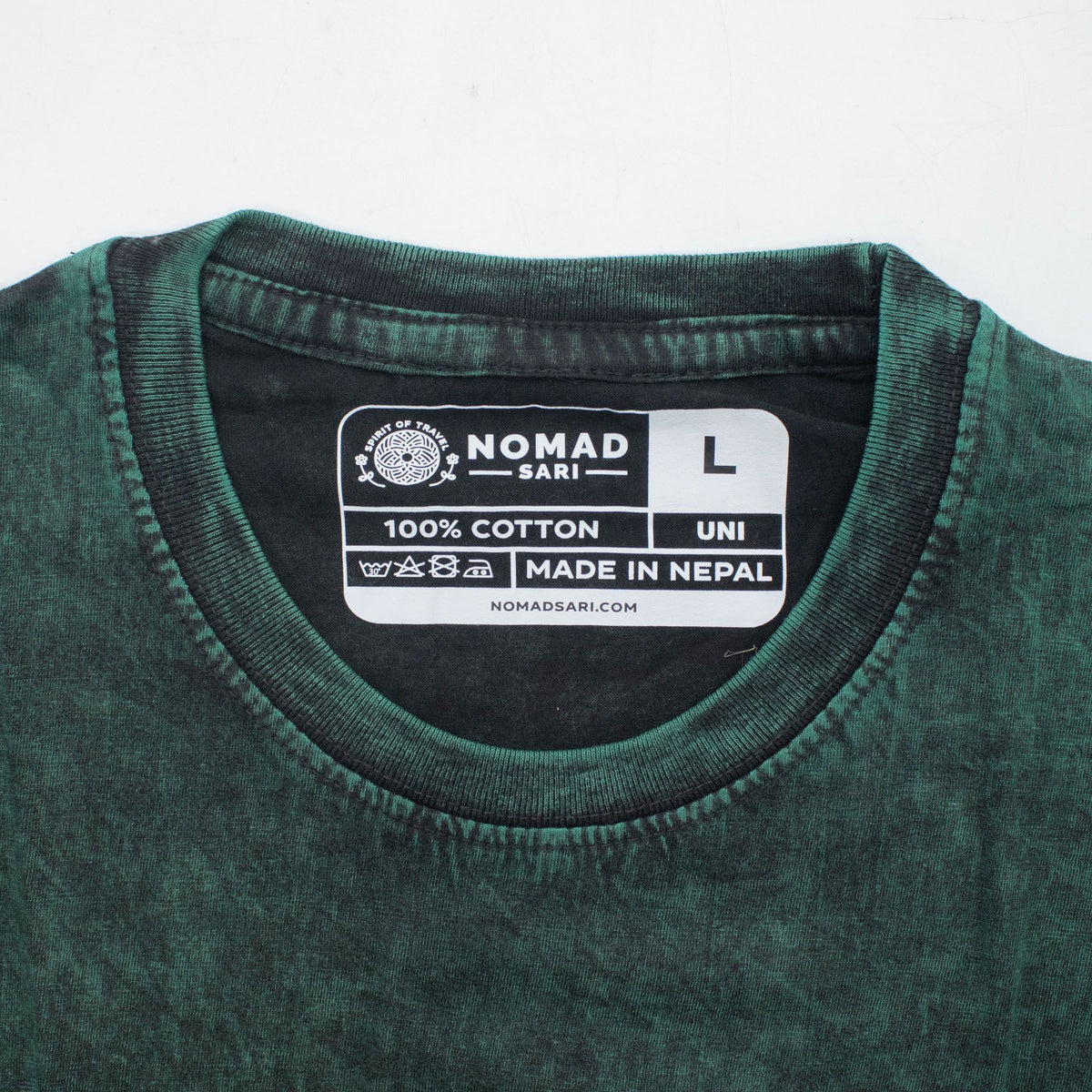 Tree of Life Green Cotton T-Shirt – Large