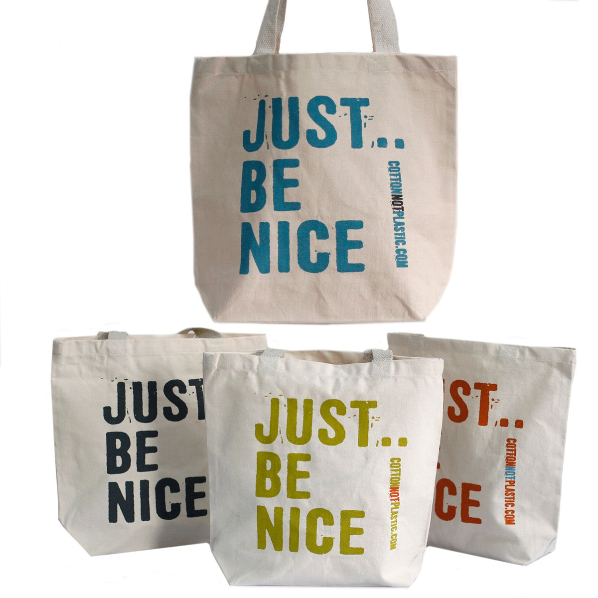 Just Be Nice Eco Cotton Bag