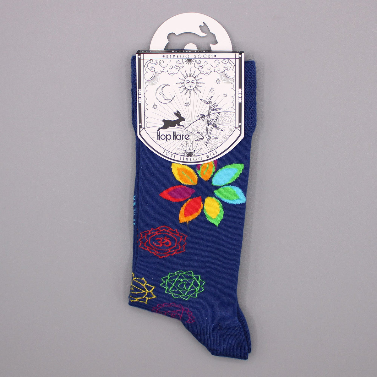 Rainbow Chakra Bamboo Socks – UK 4–7