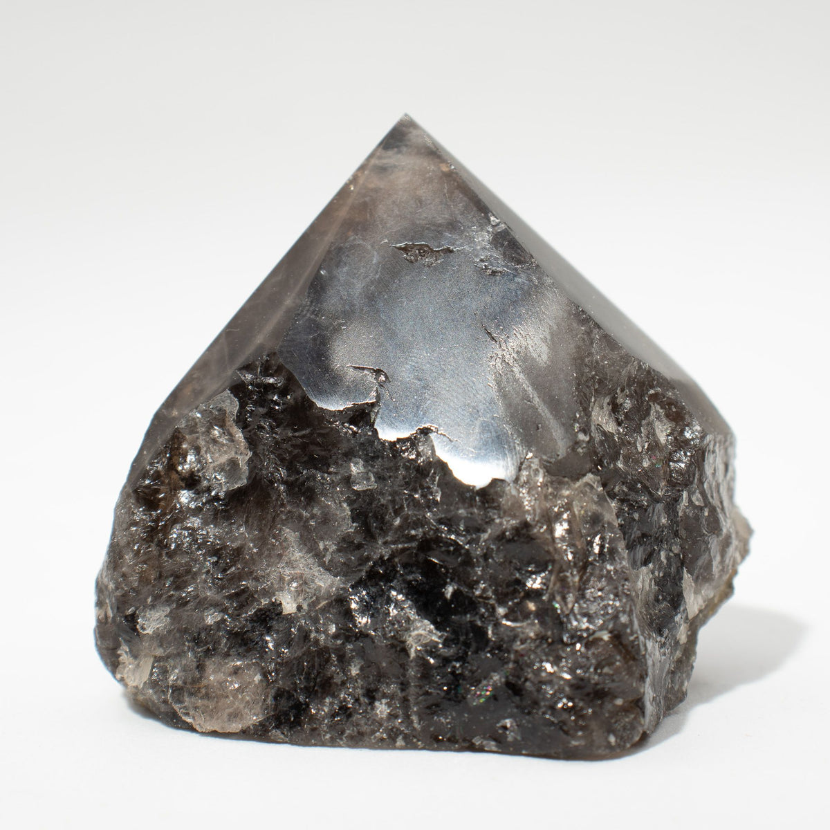 Smoky Quartz Polished Gemstone Points – Approx. 5–6 Pieces