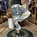 High Cross Himalayan Print Yoga Trousers – Grey