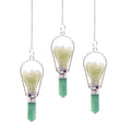 Green Aventurine Angel Pendulum with Ring