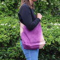 Antique Fuchsia Soft Blend Shoulder Tote
