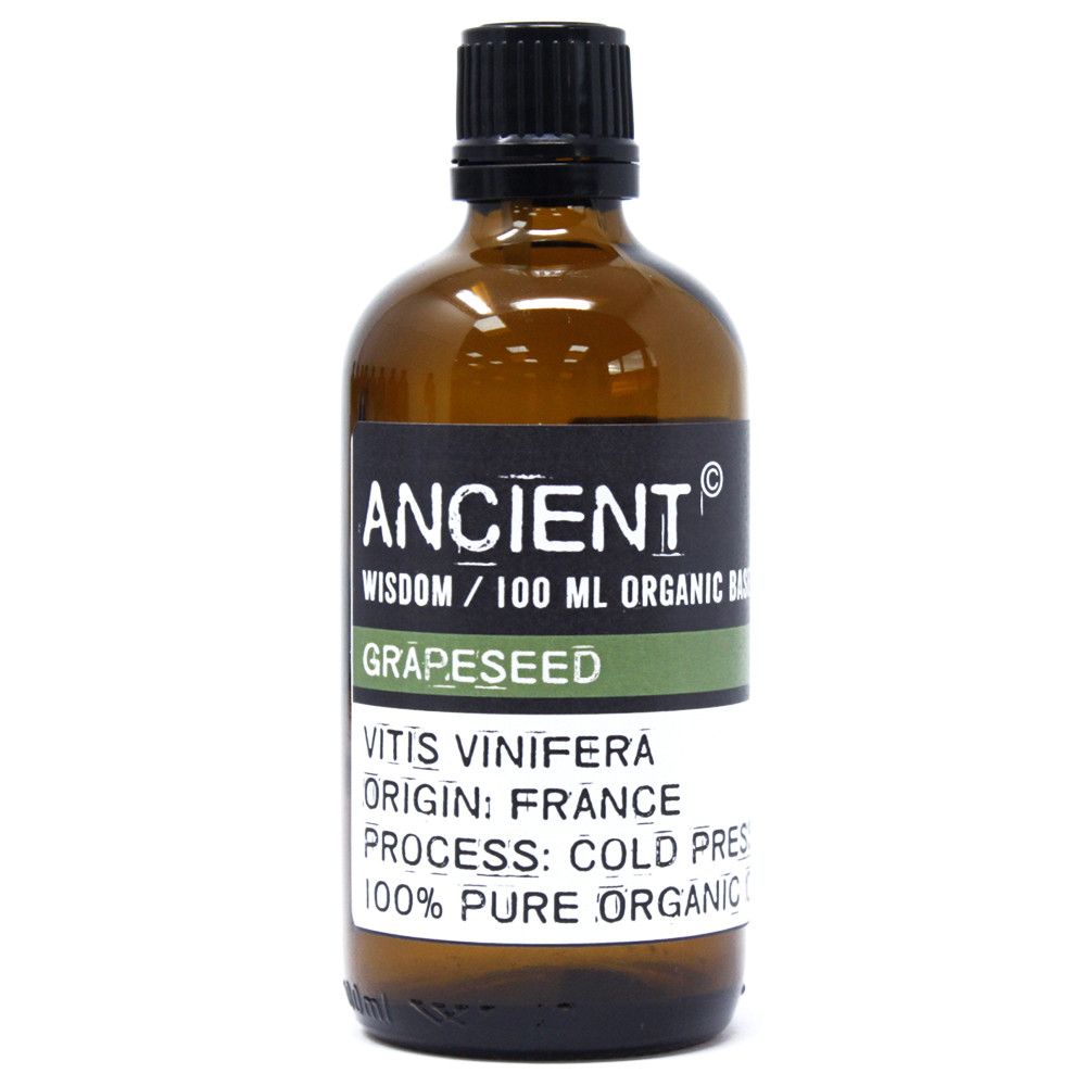 Organic Grapeseed Base Oil – 100ml