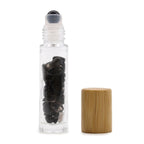 Black Tourmaline Gemstone Roller Bottle – 5ml
