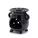 Black Ceramic Moon and Stars Oil Burner