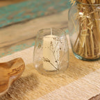 Floral Glass Vase Candle Holder Margarita – 12 x 11cm