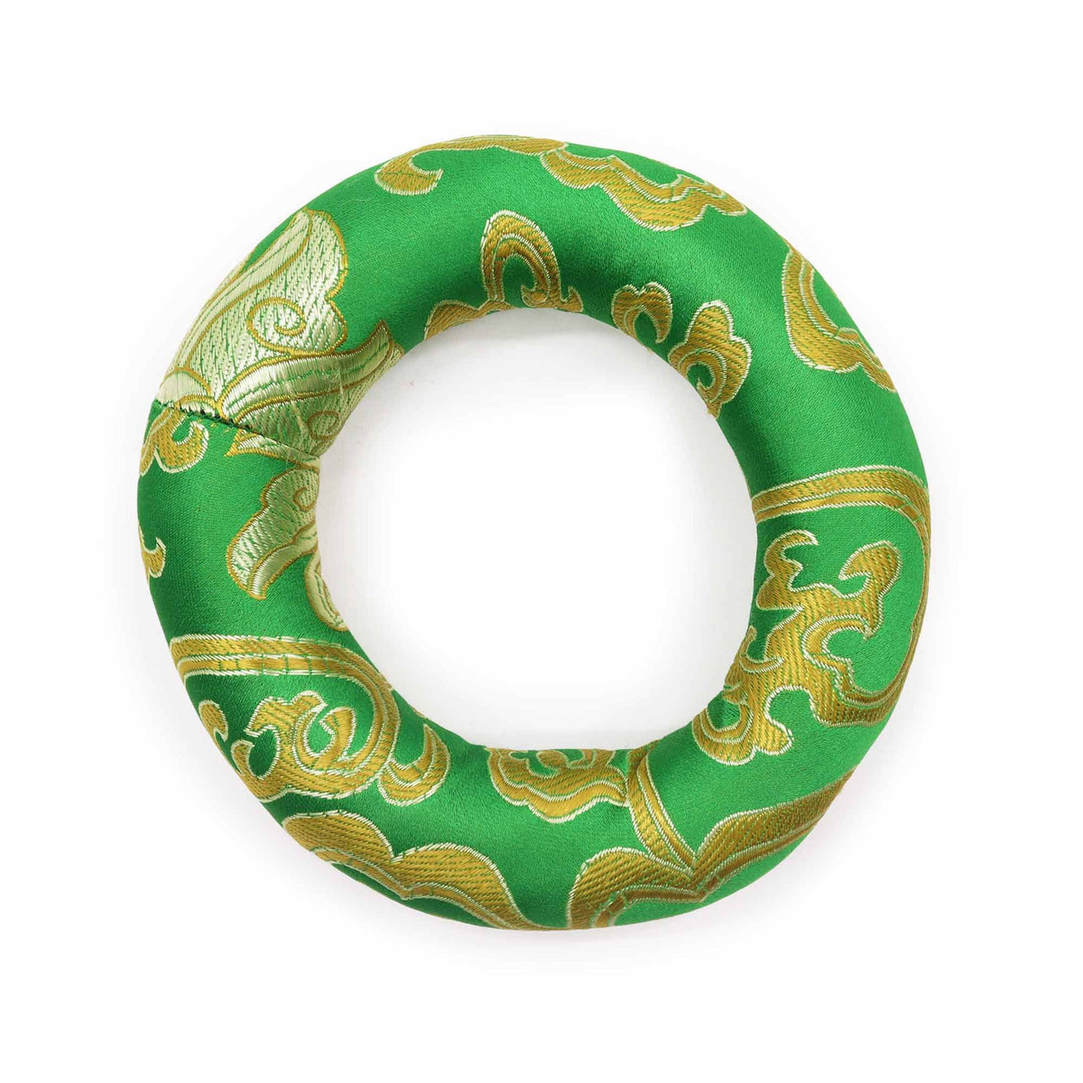 Green Singing Bowl Hoop Cushion for 12–14cm Bowls – 10cm