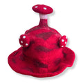 Red Felted Mushroom Hat – Rush to the Head