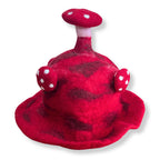 Red Felted Mushroom Hat – Rush to the Head