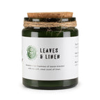 Leaves and Linen Woodwick Soy Candle