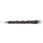 Twisted Wood and Rock Quartz Crystal Wand