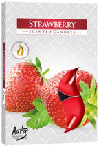 Strawberry Scented Tealights – Set of 6
