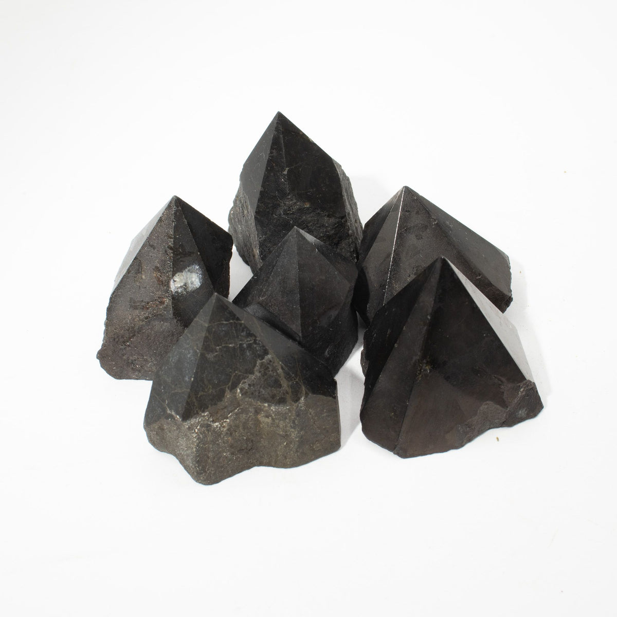 Indian Tourmaline Polished Gemstone Points – Approx. 5–6 Pieces