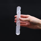 Spiral Selenite Wand with Rounded Ends – 16cm