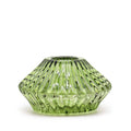 Flower Flip Glass Candle Holders – Garden Jade, Set of 2