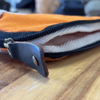 Orange Canvas Tablet Pouch – 21 x 29cm