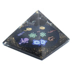 Midnight Orgonite Pyramid – 90mm