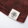 Dragon Mandala Stonewashed Cotton T-Shirt – Maroon XL