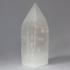 Selenite Pencil Point Tower – 15cm