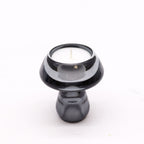 Mushroom Flip Glass Candle Holders – Midnight Grey, Set of 2