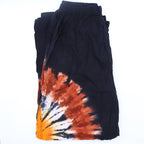 Japanese Style Lounge Pants – Black, Chocolate and Orange, M