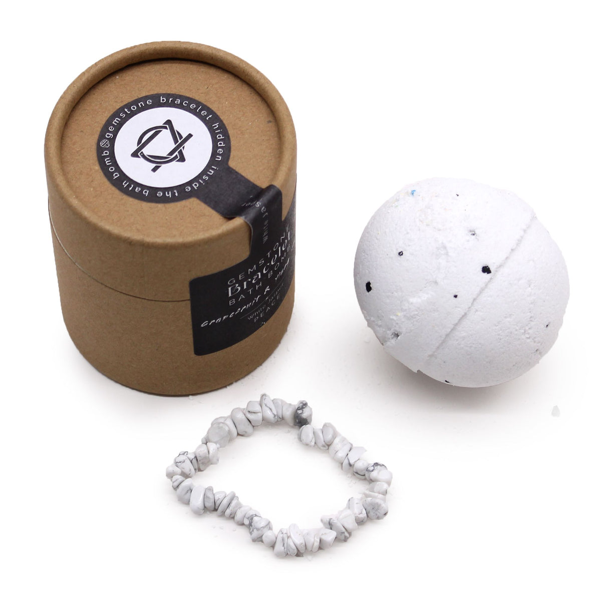 White Jasper Bracelet Bath Bomb